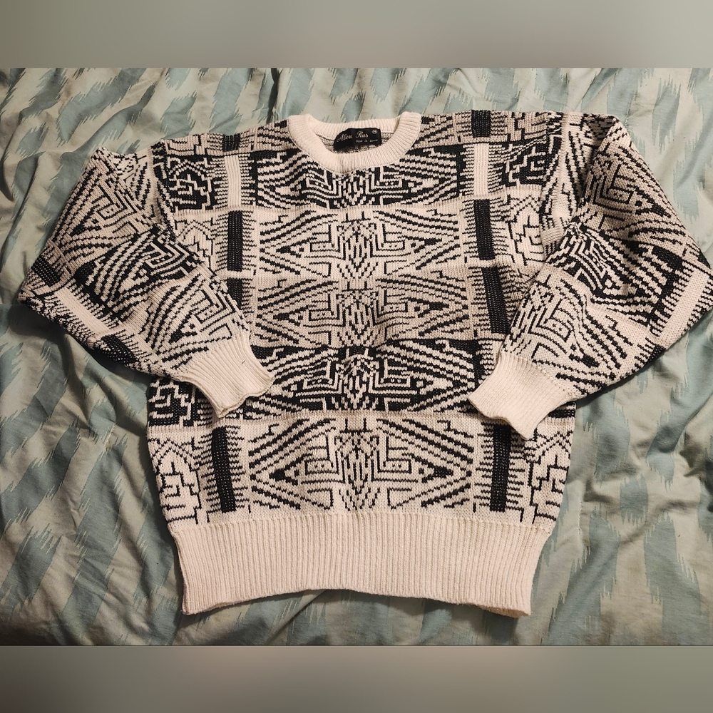 Vintage Abou Ras Men's Sweaters Size Medium‎ Made In Korea
